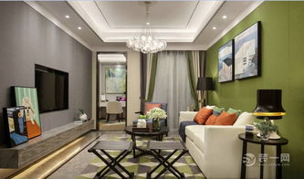 亲亲尚城136平现代两居案例 呼和浩特实创装饰设计